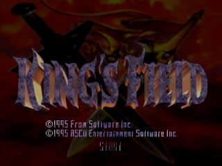 King's Field title screen for Playstation